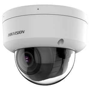 Hikvision DS-2CD3743G2-IZSU 4 MP AcuSense Domo Varifocal Motorizado con Luz Estroboscópica y Alarma Sonora