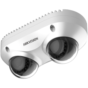 Hikvision DS-2CD6D42G2-IS Cámara IP PanoVu Bidireccional 4 MP con IA y PoE