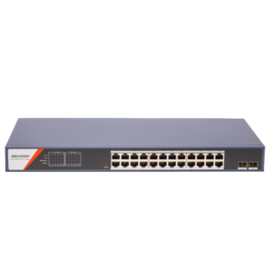Hikvision DS-3E1526P-SI Switch PoE Gestionable 24 Puertos Gigabit + 2 SFP 370 W