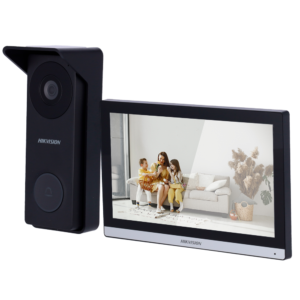 Hikvision DS-KIS313-P Kit Videoportero 4 Hilos Analógico y WiFi con Monitor Táctil 7″ y Placa IP65 IK08