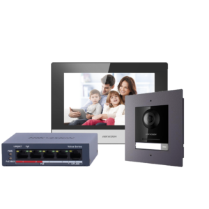 Hikvision DS-KIS602(B) Kit Videoportero IP WiFi con Placa 
