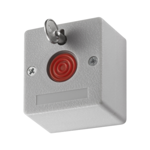 Hikvision DS-PD1-EB Botón de Pánico Cableado NA/NC ABS Ignífugo