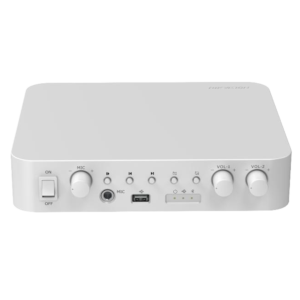 Hikvision DS-QAE0A60G1-VB Amplificador analógico 60 W con Bluetooth 5.3 y 2 zonas