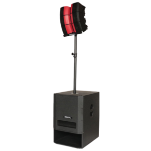 DSPPA LA1715 Sistema Line Array Portátil Activo Clase D 500 W + 150 W Subwoofer 15″