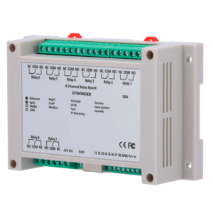 DT-R008P Módulo de adquisición y control de datos 8 entradas digitales / 8 salidas de relé PoE + WiFi
