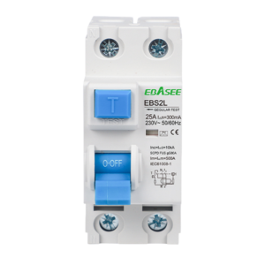 Ebasee EBS2L-25A-1P+N-300mA-A Interruptor Diferencial Tipo