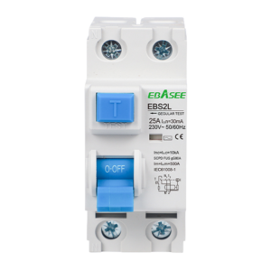 Ebasee EBS2L-25A-1P+N-30mA-AC Interruptor Diferencial Mono