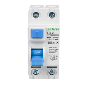 Ebasee EBS2L-40A-1P+N-300mA-A Interruptor Diferencial 2P 4