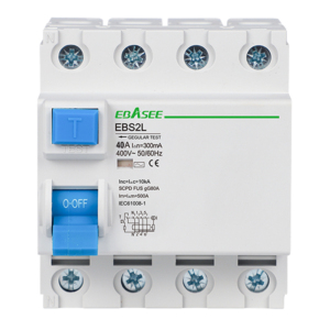 Ebasee EBS2L-40A-3P+N-300mA-A Interruptor Diferencial 2P M