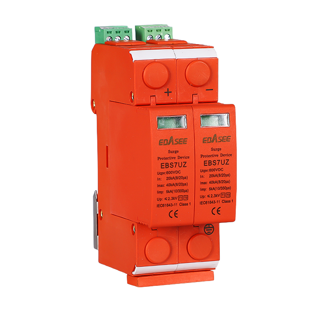 Ebasee EBS7UZ-600V-20kA-T2-2P Protector sobretensiones DC