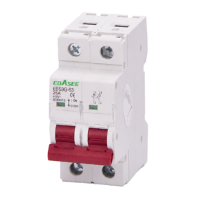 Shanghai Ebasee Electric EBS9G-2P-25A Seccionador Aislador 2 Polos 25 A Carril DIN