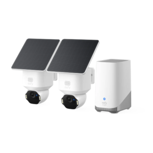 Eufy SoloCam E42 Kit 4K UHD – 2 Cámaras WiFi con HomeBase S380 y Batería 10.000 mAh