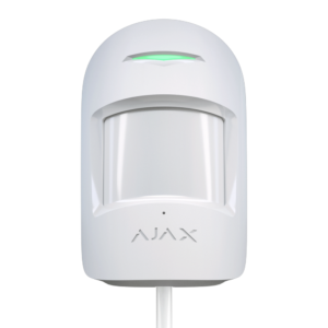 Ajax Fibra CombiProtect Blanco Fibra — Detector PIR + Rotura de Cristal Grado 2 NFA2P