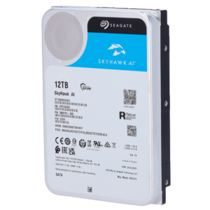 Seagate SkyHawk AI ST12000VE003 Disco Duro 12 TB SATA 6 Gb/s para NVR con IA