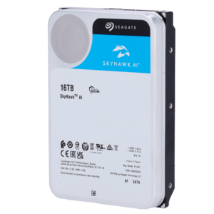 Seagate Skyhawk AI ST16000VE002 Disco Duro 3,5″ 16 TB SATA 6 Gb/s para NVR con IA