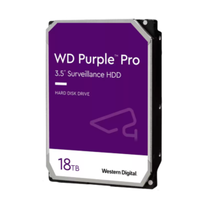 Western Digital WD181PURP Disco Duro PRO 18 TB SATA 272 MB/s para Videovigilancia e IA