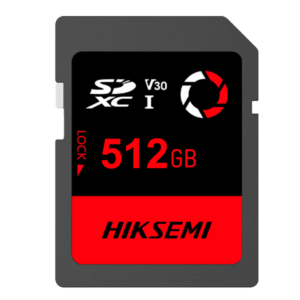 Hikvision HS-SD-E30STD/512G/CAPTURE/W Tarjeta SDXC 512 GB C10/U3/V30/A2 180/150 MB/s
