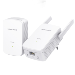 Mercusys MP510 KIT – Kit Powerline AV1000 con Wi-Fi N 2,4 GHz y Puerto Gigabit
