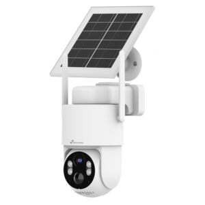Nivian NVS-IPC-09S-4G3Y-BATSOLAR Cámara Domo PT Motorizada 4G a Batería 3MP 2K con Panel Solar 5W