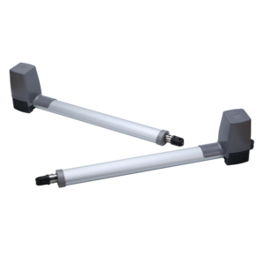 Automatismo electromecánico para puerta batiente 300 kg por hoja motor 80 W AC 220 V PB-GATEOPENER-300KG-AC-LEAF