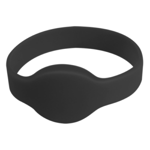 Pulsera RFID EM 125 kHz Pasiva Silicona Color Negro 65 mm