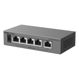 Reyee RG-ES205GC-V2 Switch Gestionable Cloud L2 5 Puertos Gigabit
