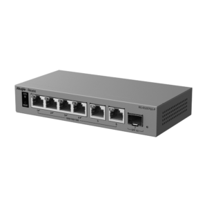 Reyee RG-ES207GS-P Switch PoE+ Gestionable en la Nube L2 con 6 Puertos Gigabit y 1 SFP — 54 W