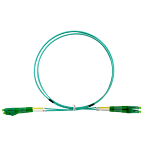 Safire SF-LC-APC-LC-APC-OM4-DX-10M-A Cable de conexión de fibra óptica multimodo OM4 LC APC dúplex 10 m