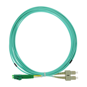 Safire SF-LC-APC-SC-UPC-OM4-DX-5M Latiguillo Fibra Multimodo OM4 LC APC a SC UPC Dúplex 5 m