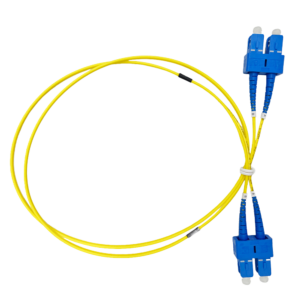 Latiguillo de Fibra Óptica SC UPC Dúplex OS2 Monomodo LSZH 1 m