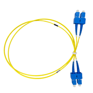 Latiguillo de Fibra Óptica SC UPC Dúplex OS2 Monomodo LSZH 3 m