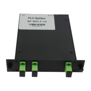 SF-SPLT-12 Splitter Óptico PLC 1×2 SC APC Monomodo G.657.A2 en Casete