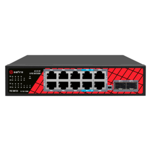 Safire SF-SW1208HIPOE-GMF-120 Switch Hi-PoE Gigabit 8 puertos PoE + 2 SFP + 2 RJ45 120W