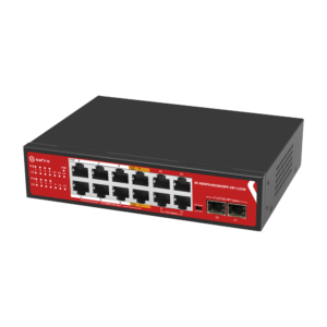 Safire SF-SW8FE4GE2MGSFP-2BT-120W Switch Hi-PoE no gestionable 14 puertos con 120 W PoE total