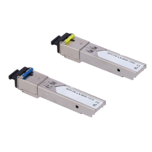 Kit de Módulos Transceptores SFP BiDi 100Base-LX Monomodo SC Simplex 20 km 155 Mb/s
