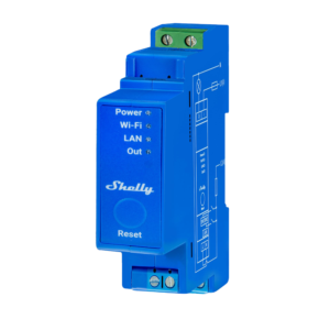 Shelly Pro 1 Relé Inteligente Carril DIN 1 canal 16 A WiFi/BT/LAN