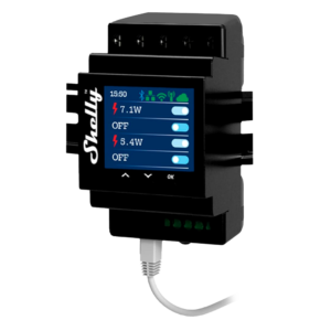 Shelly Pro 4PM Relé inteligente 4 canales carril DIN 16A con medición de consumo