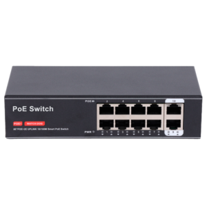 SW8FE2FE-100W Switch PoE No Gestionable 8 puertos PoE + 2 Uplink RJ45 100 W