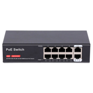 OEM SW8FE2GE-100W Switch PoE no gestionado 8 puertos Fast Ethernet + 2 Uplink Gigabit 100 W
