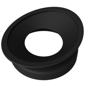 ThermTec Cyclops Eyepiece – Protector Ocular de Goma Negro