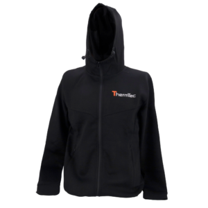 ThermTec Sudadera con capucha talla XL negra