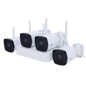 Uniview UV-KIT114-B42W Kit de Videovigilancia WiFi 4 Cámaras 2 Mpx NVR 4CH 1080p