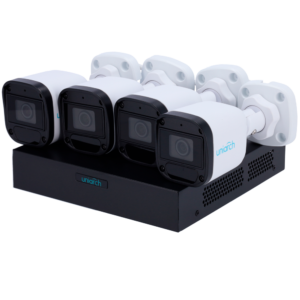 Uniarch UV-KIT118-B42POE Kit Videovigilancia NVR 8CH PoE + 4 Cámaras Bullet IP 2 MP