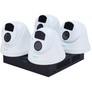 Uniarch UV-KIT118-T42POE Kit de Videovigilancia NVR 8CH PoE + 4 Cámaras Turret IP 2 MP