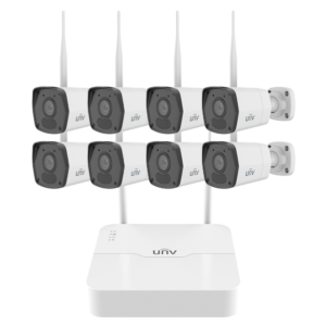 Uniview KIT NVR301-08S4-LW + 8×IPC2122LB-AF28WK-WF Kit WiFi 8 canales 2MP