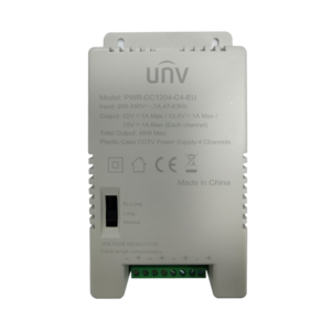 Uniview UV-PWR-DC1204-C4-EU Fuente de Alimentación Multicanal 12 VDC 4 A 4 Canales