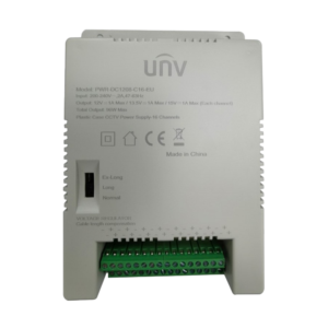 Uniview UV-PWR-DC1208-C16-EU Fuente de alimentación multicanal 16 canales 12 VDC 96 W