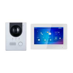 X-Security XS-VTK2202-2 Kit de Videoportero IP 2 hilos y PoE con placa 2 Mpx y monitor 7″