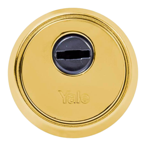 Yale M5 Gold Escudo de Seguridad para Cilindro Europerfil — Dorado