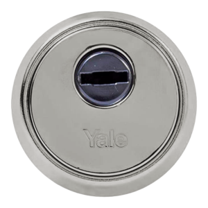 Yale M5 Silver Escudo de seguridad anti-rotura anti-taladro anti-extracción plateado